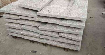 苏州芝麻白蘑菇石，自然面