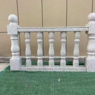 苏州芝麻白阳台栏杆 花岗岩栏杆