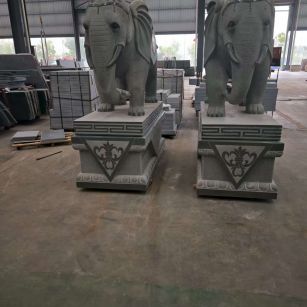 苏州芝麻灰花岗岩对象 芝麻白芝麻灰大象