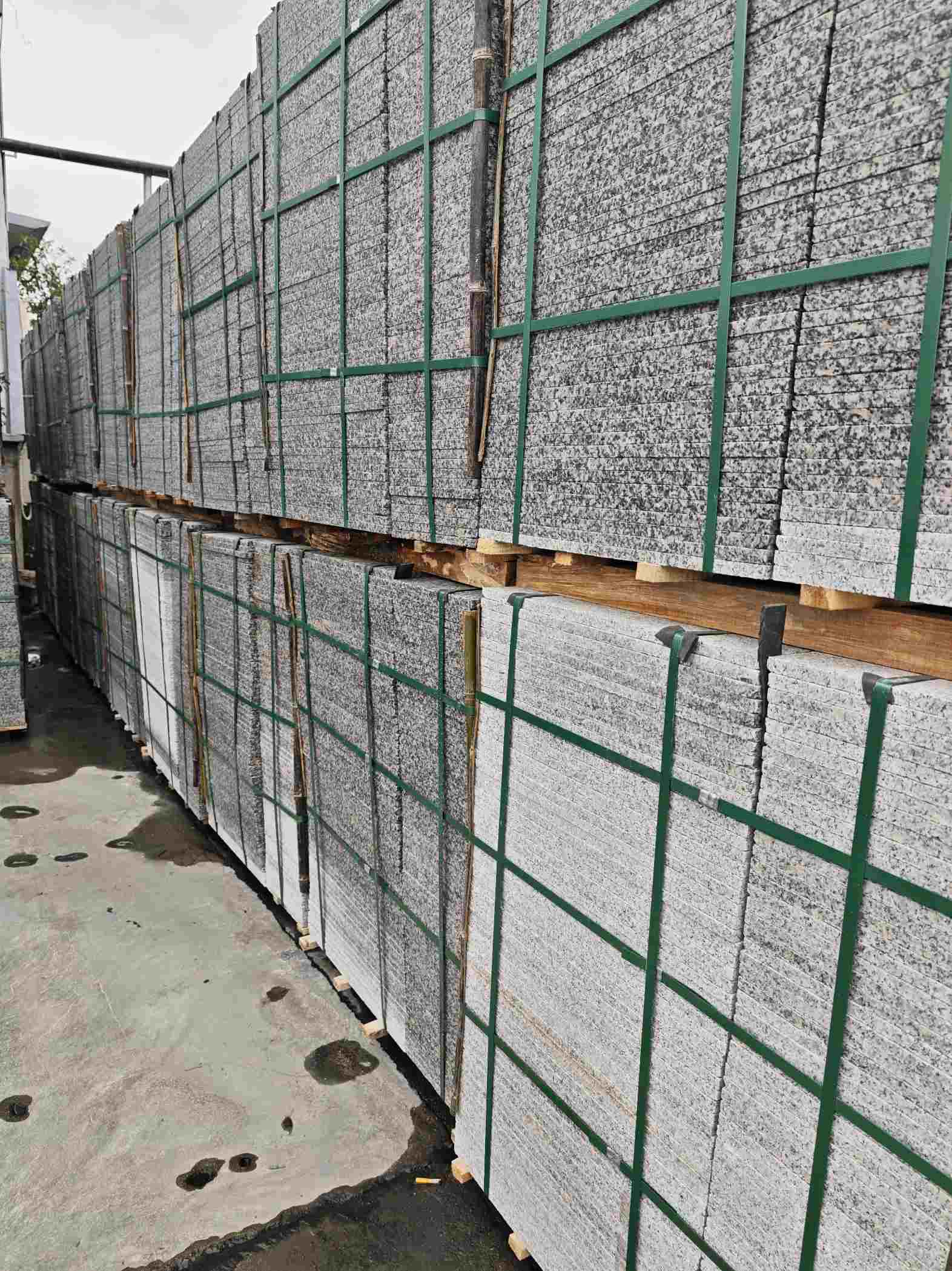 苏州芙蓉白地铺石，石材地铺石