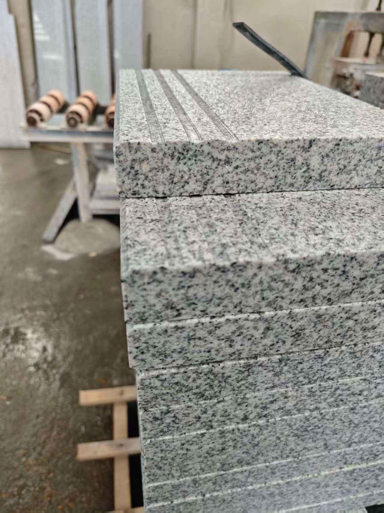 苏州芝麻白楼梯踏步